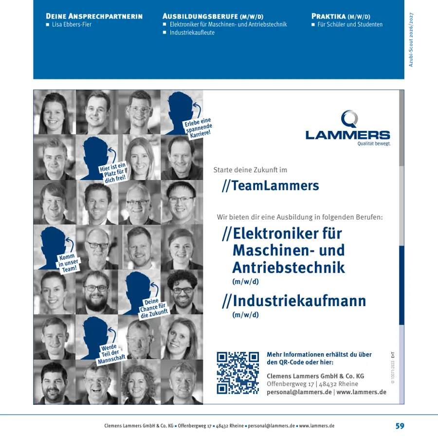 Seite von Clemens Lammers GmbH & Co. KG im Azubi-Scout Ibbenbüren und Umgebung 2026/2027