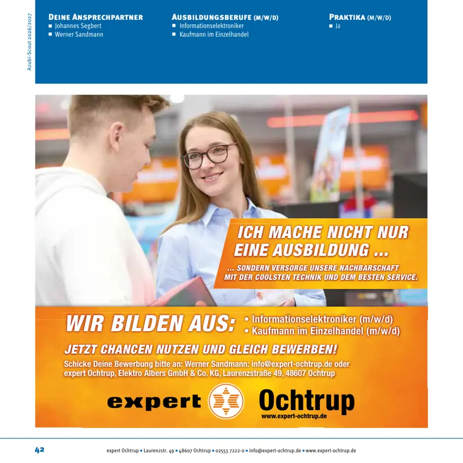 Seite von expert Ochtrup im Azubi-Scout Ochtrup & Steinfurt 2026/2027